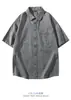 Camisa de Lino Transpirable para Hombre de Manga Corta Verano 2026 Nueva Casual Versátil Camisa Blanca Camisa de Algodón y Lino
