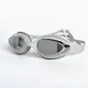 Gafas de natación impermeables y antivaho para adultos, lentes de silicona electrochapadas, diseño de diadema, ajuste cómodo, venta al por mayor, adecuadas para ventas transfronterizas y para personas con miopía