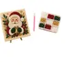 Pintura Diamante DIY Handmade de Natal com Pérolas e Diamantes 5D Transfronteiriça Novo Papai Noel Árvore de Natal Materiais de Decoração