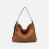Bolso Tote para Viajero Gran Capacidad Piel de Ciervo Retro Bolso de Mano para Mujer 2025 Nuevo Estilo Perezoso Bolso de Hombro Único para Mujer