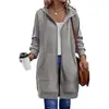 Amazon Sudadera con Cremallera para Mujer Sudaderas Largas Holgadas Forro Polar Informal Chaqueta Abrigo Otoño 2025