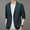 2026 Nueva Chaqueta de Traje de una Sola Capa para Hombre, Blazer Casual Ligero de Moda a la Moda para Hombre