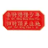 Insígnia Comemorativa com Texto Inspirador para Dispensa Honrosa, Broche de Liga Metálica Dedicado ao País, para Homens e Mulheres, Decoração de Roupas e Bolsas