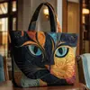 Bolsa de Ombro Tote Acolchoada com Estampa Moda Tendência Feminina Novo Produto 3D Transfronteiriço Temu Amazon