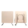 Mesa dobrável para uso doméstico, mesa de jantar para apartamento pequeno, dormitório, portátil para uso externo, adequada para montar barracas, mesa quadrada ou redonda, rápida de guardar