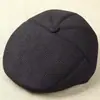 Gorra de Invierno Adelantada para Hombres de Mediana Edad y Mayores, Cálido Sombrero de Cuero para Papá con Forro Polar Grueso para Protección de Orejas, Boina