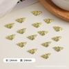 Flor Alada Liga Acessórios Nail Art Flor Rosa Decorações de Unha Metálicas Flor Nail Art Acessórios de Unha Vestíveis Atacado