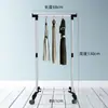 Estante Retráctil de Pie para Balcón Acero Inoxidable Tendedero Doble Barra Barra Sencilla para Ropa Dormitorio Elevable Hogar