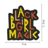 Patch Bordado Dia da Independência Preto Decoração de Roupa Patch Patch Bordado Bebê Preto Computador Insígnia de Menina Pequena