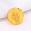 Botones iridiscentes de colores de ala ancha con cuatro ojales, versátiles para camisas, suéteres, ropa de bebé, ropa infantil, camisetas y camisas