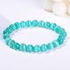 Pulsera Ojo de Gato Blanco Jingdong Jewelry Pulsera Ojo de Gato Versátil y de Moda para Mujer Pulsera Redonda Ojo de Gato