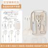 Práctico juego de cuchillos para utensilios de cocina al aire libre, cuchillo de suplemento alimenticio para bebés, cuchillo de acero inoxidable de grado alimenticio para acampar, cuchillo de fácil almacenamiento que ahorra espacio.