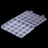 Caixa de Armazenamento Plástica Transparente de PP, Organizador de Esmaltes, Caixa para Embalagem de Material de Escritório e Equipamentos de Pesca, Caixa de Armazenamento para Mesa, Caixa para Pulseiras e Joias