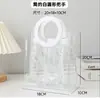 Bolsa de Mão de PVC Transparente Sacola de Presente de Mão Embalagem Plástica a Laser Sacola de Presente Mãe Crianças Professor Festival