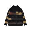 Suéter de Estilo Americano Retro Moderno de Marca con Combinación de Colores Degradados Estilo Holgazán para Hombre y Mujer Pareja Oversize Chaqueta de Punto a Contraste