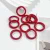 23mm Cadena para Teléfono Bolso Clip Anillo de Resorte Hebilla Llavero DIY Colorido Pintado Aleación de Zinc Piezas de Accesorios