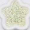 Agujero lateral de 8 mm taladro satélite platillo volador cuentas de cristal de cristal cuentas sueltas accesorios para joyería colgante para coche DIY color chapado flash
