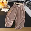 Pantalones Antimosquitos para Niños Verano Nuevo Bebé Pantalones Delgados Pantalones para Niños Estilo Coreano Transpirables para Niñas Ropa para Niños