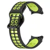 Fábrica para nuevo Samsung watch FE agujero correa deportiva de dos colores watch4567 correa de silicona de dos colores