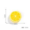 Micro-paisagem criativa simulação laranja fatiada kiwi abacaxi fruta DIY decoração saco surpresa acessórios pequenos enfeites