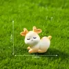 Terrario de musgo, osito creativo en miniatura, figuritas de animales de cerdo y conejo, accesorios decorativos DIY de paisajismo para jardinería, mini adornos