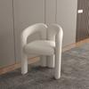 Silla de Comedor de Diseño de Celebridad de Internet Tema de Cafetería Restaurante Combinación de Mesa y Silla Sofá Individual Moderno de Lujo Ligero Creativo para Ocio