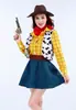 Disfraces Cosplay de Halloween, Personajes de Anime, Disfraces de Sheriff Woody Pareja de Juguetes Story para Adultos y Niños