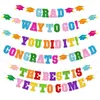 Amazon Temporada de Graduación 2026 Banner Decorativo Banner de Decoración de Birrete de Graduación Colorido