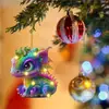 Lindo Pingente de Árvore de Natal Cor Dragão Voador Enfeites de Natal para Bebê Feliz Natal Decoração Feliz Ano Novo 2024