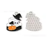 Acessórios DIY de Halloween Joias com Gotejamento de Óleo Pingente de Abóbora Fantasma Caveira Corrente para Celular Pingente de Chaveiro Artesanal