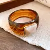 Pulsera Cuadrada de Acrílico con Degradado Transfronteriza Europea y Americana, Pulsera Geométrica Retro Simple, Joyería de Moda de Alta Gama de Nicho