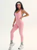 Amazon Shein Transfronterizo En Stock y Estilo Europeo y Americano Verano Nuevo Mono Estampado de Leopardo Yoga Sexy Cuello en V Espalda Descubierta