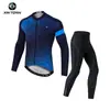 Xintown Maillot de Ciclismo Traje Largo Lobo de Nieve Nuevo Traje Largo de Verano Traje de Carrera Traje Traje de Bicicleta Hombres