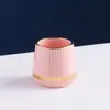Tenedor de Fruta de Lujo Ligero Acero Inoxidable Alto Valor de Color Cerámica Tarros de Almacenamiento Hogareño Postre Bocadillo Tenedor Cuchara Juego Venta al por Mayor