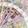 [Personalizado] Popular Animal de Dibujos Animados Coreano Bobobo Pegatinas Coreanas Láser Lindas Pegatinas para Tarjetas de Diario Hecho a Mano