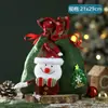 Decoración navideña bolsa de regalo bolsa de dulces bolsa de manzana para niños tienda actividad de jardín de infantes ambiente de Nochebuena disposición