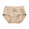 Ropa interior suave de algodón 100% para niñas, algodón puro antibacteriano, entrepierna extendida, cubre cadera, estampado floral, calzoncillos tipo bóxer pequeños para niñas