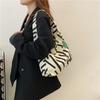 Bolso de lona a rayas para mujer, otoño 2022, nuevo, moderno, informal, de gran capacidad, bolso de mano para estudiantes universitarios, bolso de hombro de clase