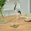 Adornos de Grullas para Exteriores, Modelo de Grulla de Corona Roja para Paisajismo de Jardín, Arreglo para Estanques, Escultura de Grulla para Paisajismo, Decoración de Patio