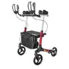 Andador Portátil Transfronterizo Fuyi con Reposabrazos, Dispositivo Asistencial para Discapacidad, Dispositivo de Rehabilitación, Carrito Portátil