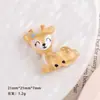 Accesorios de Resina para Manualidades de Dibujos Animados Joyería Transfronteriza Animales Transparentes Gel de Crema Pasador Hecho a Mano Funda para Teléfono Móvil Hebilla de Zapato Accesorios