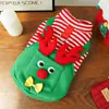Ropa para Mascotas Navidad Perro y Gato Suministros de Vestimenta Reno Oso de Peluche Bichón Chaleco de Cuatro Patas Nuevo Modelo Transfronterizo