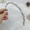 Estilo Coreano Estilo Mori Strass Simples Retrô Pérola Cristal Liga Metálica Tiara Celebridade da Internet Fresca Elegante Super Fada Tiara Acessório de Cabeça