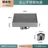 Drenaje de piso para ducha de acero inoxidable 304 Drenaje de piso rectangular tipo tira para exteriores Estilo bambú Diámetro grande Anti-olor Alto flujo