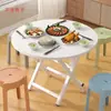 Mesa pequena mesa dobrável mesa de jantar tipo usuário doméstico mesa redonda simples casa de aluguel barraca portátil externa mesa quadrada de jantar