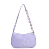 Bolso de hombro nuevo y versátil de estilo coreano con patrón de estrellas dulces, gran capacidad, diseño transfronterizo, alta calidad, casual y único