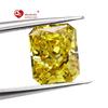 Em estoque Brilhante Gelo Flor Corte Ganso Amarelo Colorido Amarelo Radide Retangular Chanfro Pequeno Octogonal Nu Pedra Branca Zircão