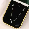 Collar de Zirconia Brillante Súper Brillante Versátil de Lujo Ligero Cielo Estrellado para Mujer Cadena para Clavícula Simple de Plata de Ley S925 Gargantilla de Moda