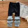 Ropa infantil para niñas, pantalones de invierno, leggings gruesos y con forro polar para niñas, pantalones largos de abrigo para bebés.