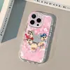 Xiaoxin Partner Adequado para Iphone17Promax Capa de Celular Espelho Creme Óleo 16 Novo 15 Desenho Animado 14 Estiloso